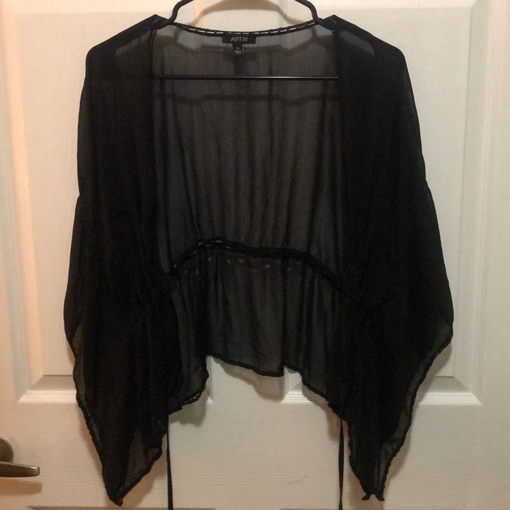 Sheer cardigan